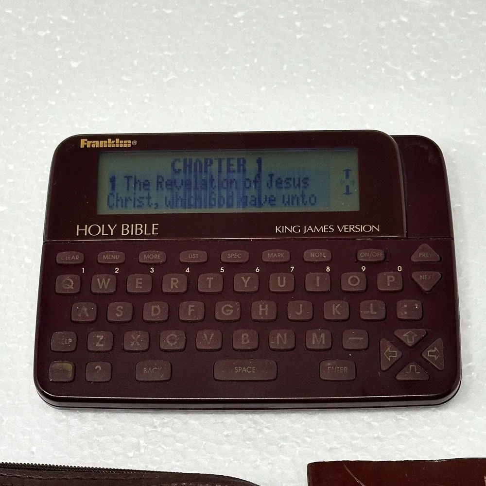 Franklin KJ31 Electronic Holy Bible King James Version Pocket Handheld Organizer